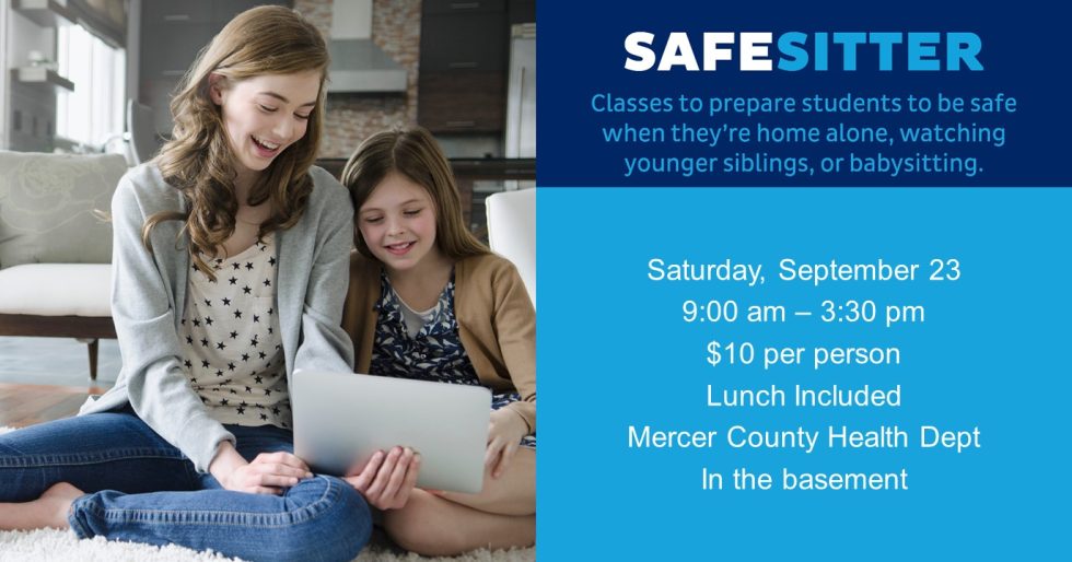 Safe Sitter Class Mercer County Health Department