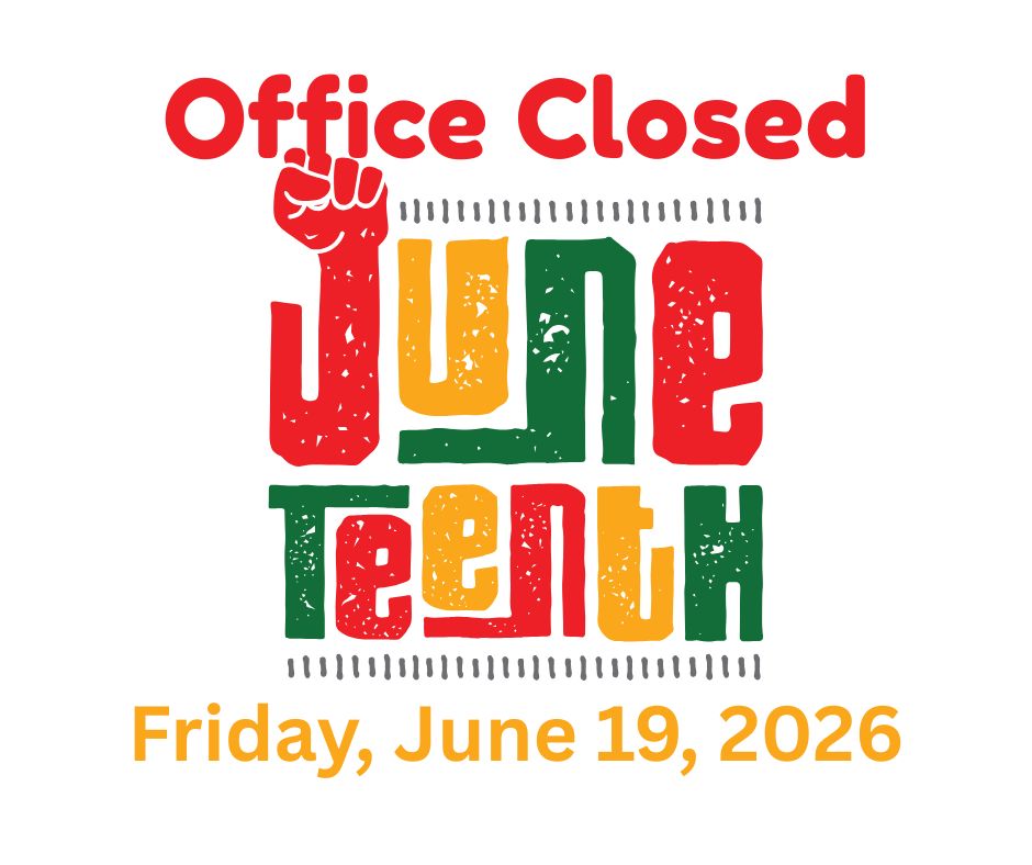 CLOSED for Juneteenth